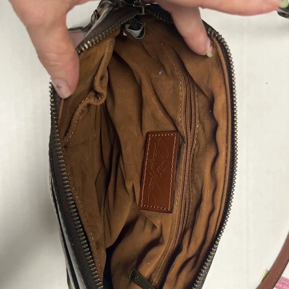 Patricia Nash Vallata crossbody bag Purse watercolor butterfly